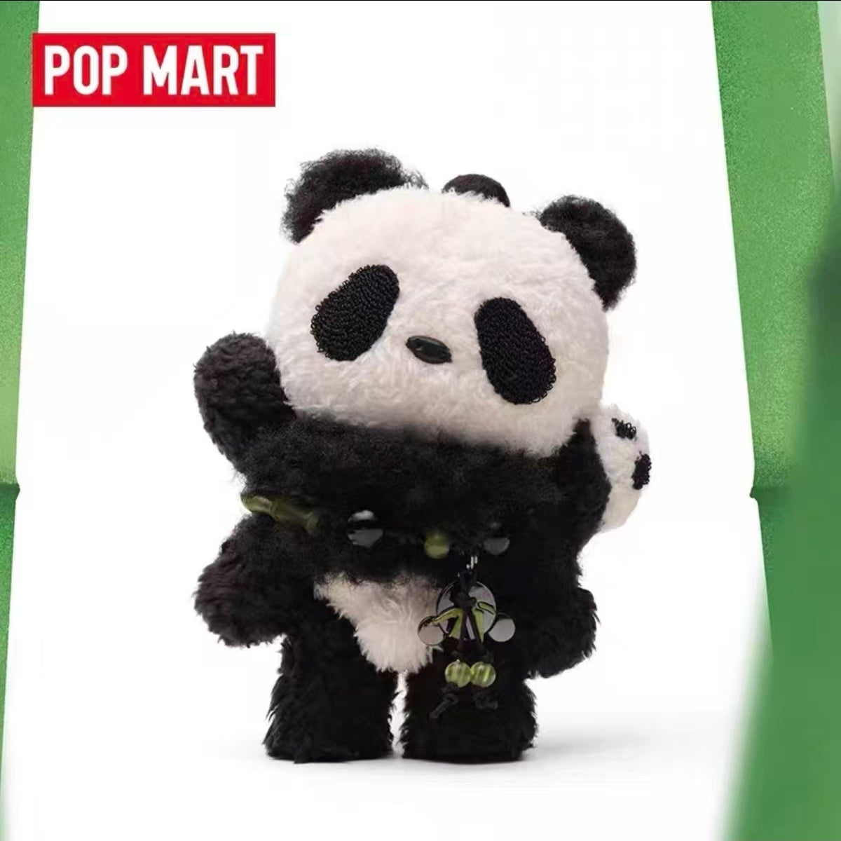 Bear lazy SP Pop Mart skullpanda Pop Mart Bear lazy panda hanging card vinyl plush doll