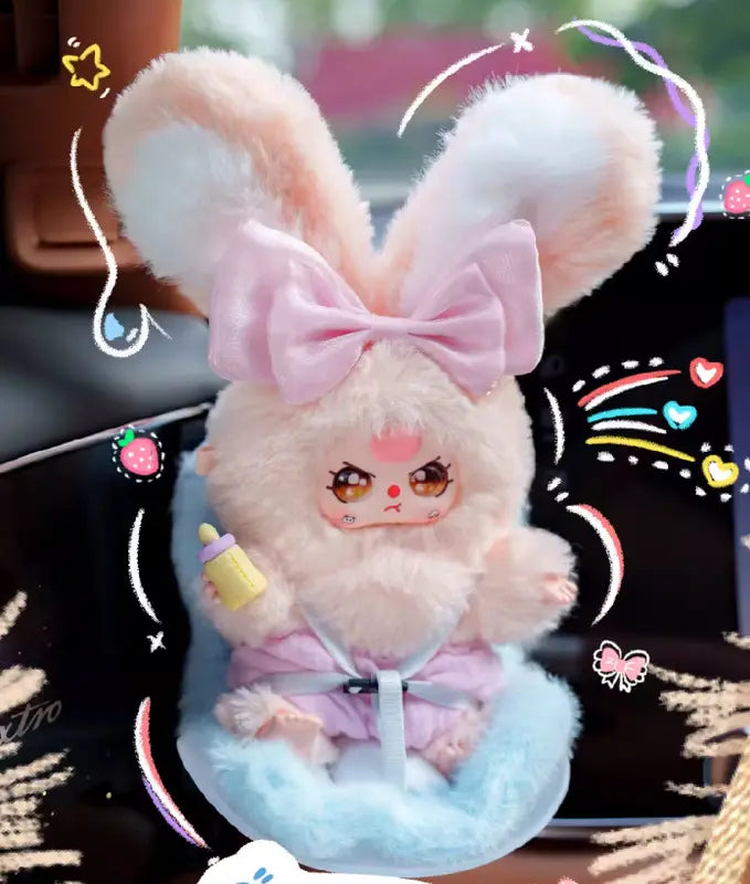 Baby Three Vehicle-mounted Baby Series Plush Blind Box（1 BOX)