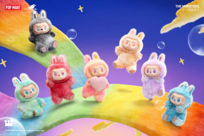 POP MART Labubu V3 Big Into Energy The Monsters Happiness Plush AUTHENTIC