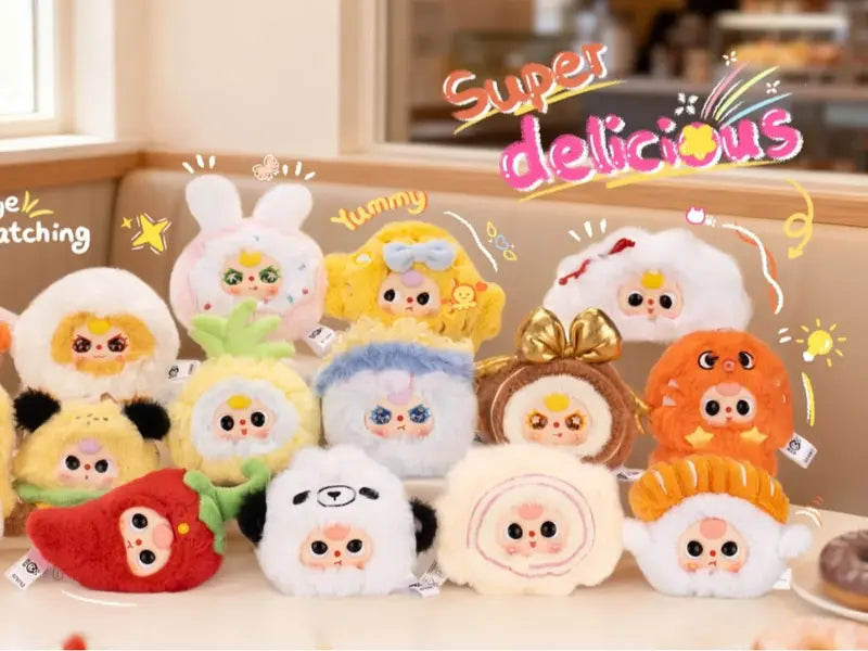 Baby Three Big Bite Series Plush Blind Box（1 BOX）