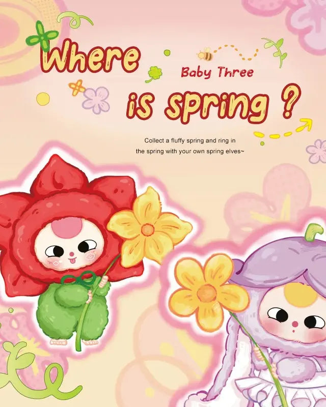 Baby Three- where is spring? Kasuga Doll Blind boxes（1 BOX）